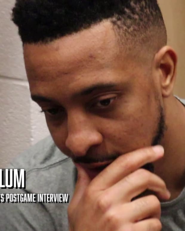 CJ McCollum Postgame Interview - Rockets
